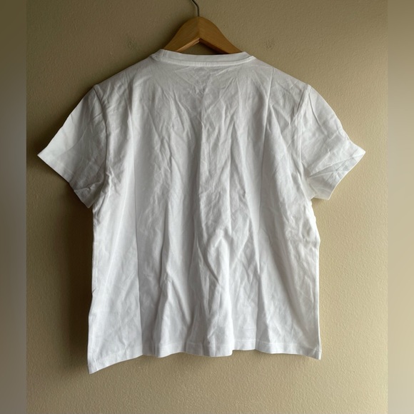 New Everlane Women Crew Neck White Tee Shirt Size Medium - Picture 5 of 8